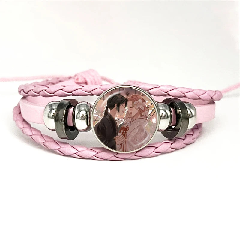 PULSERA Demon Slayer Piel Rosa