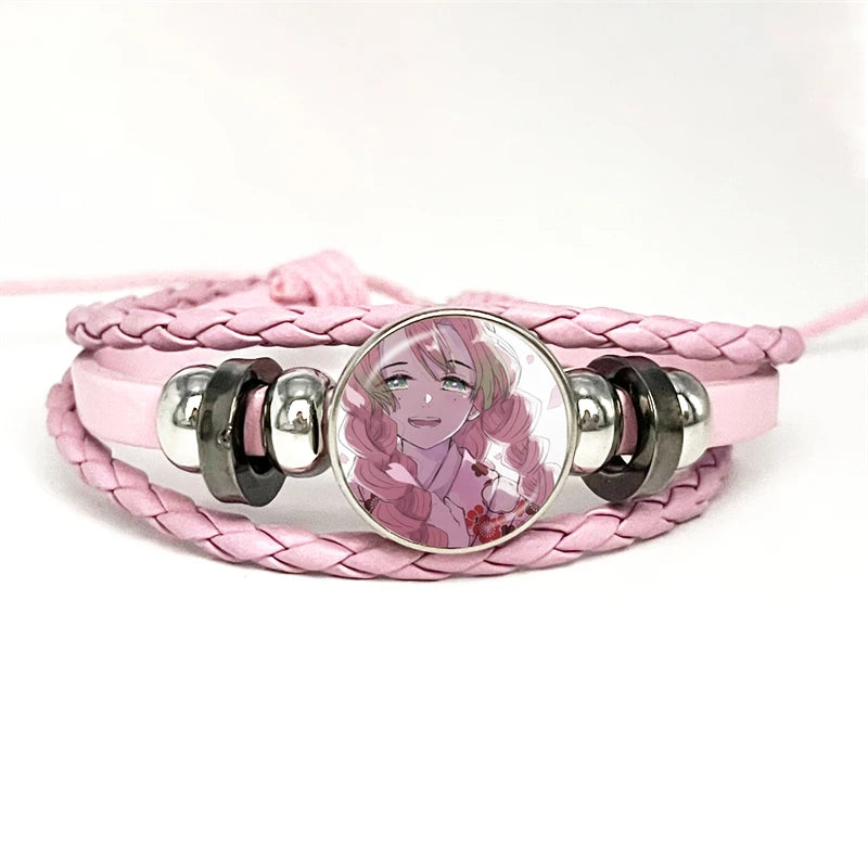 PULSERA Demon Slayer Piel Rosa