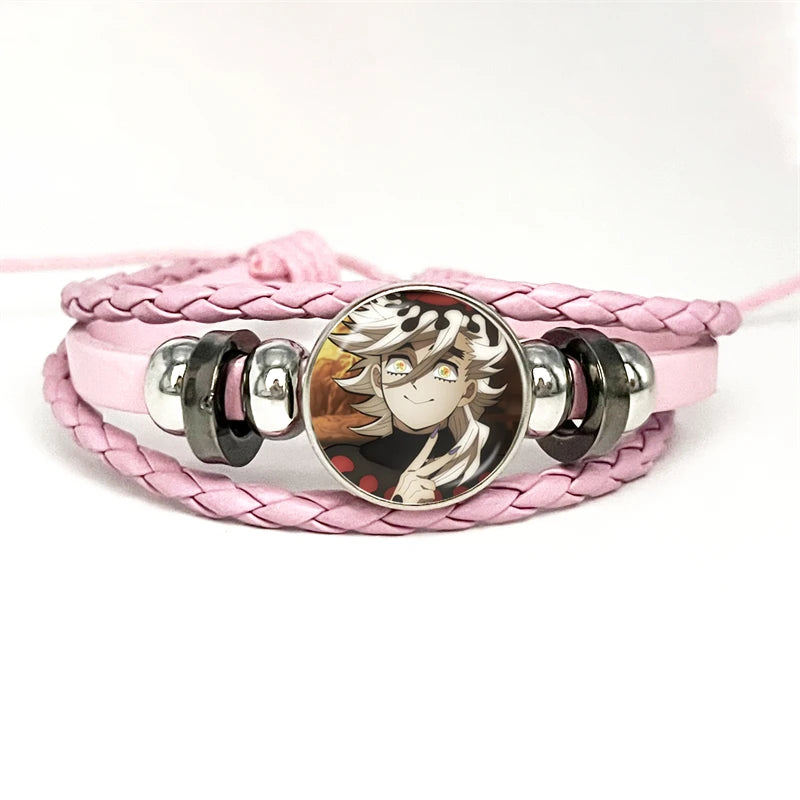 PULSERA Demon Slayer Piel Rosa