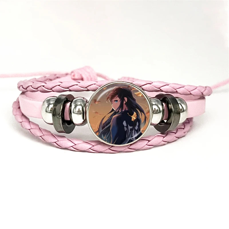 PULSERA Demon Slayer Piel Rosa