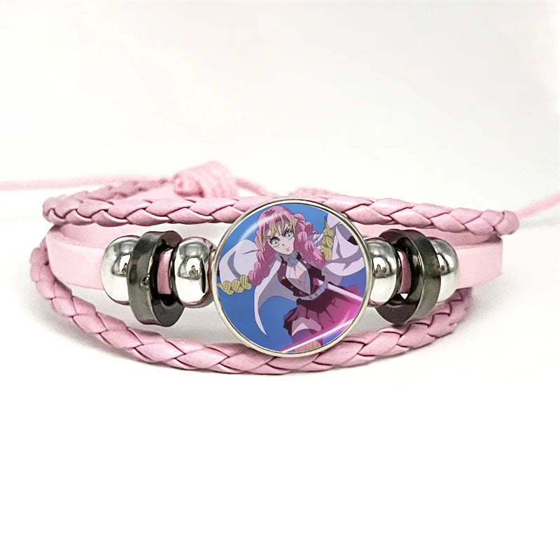 PULSERA Demon Slayer Piel Rosa