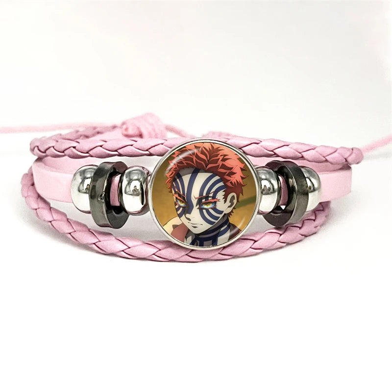PULSERA Demon Slayer Piel Rosa