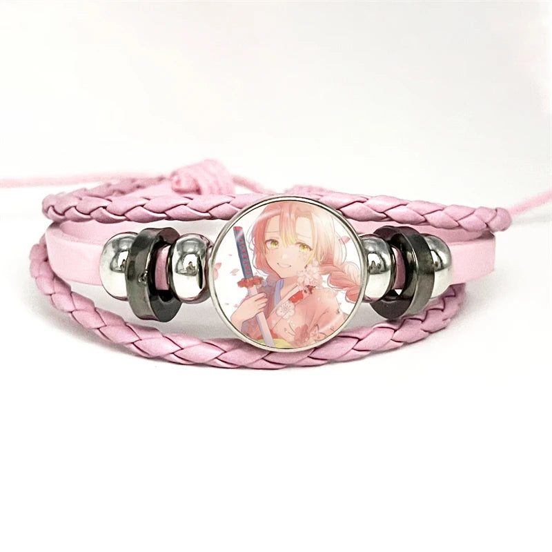 PULSERA Demon Slayer Piel Rosa