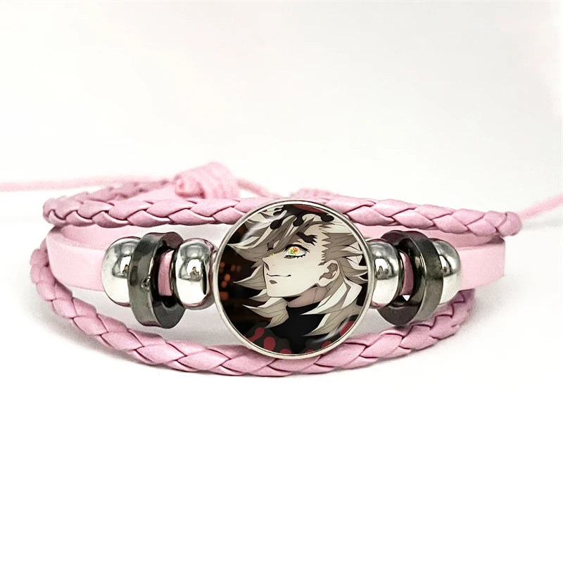 PULSERA Demon Slayer Piel Rosa