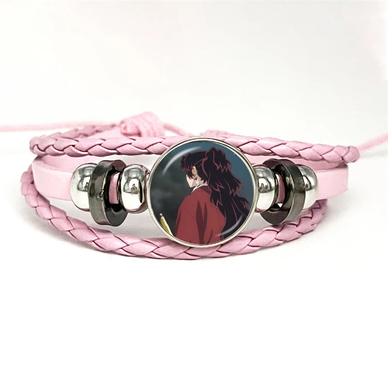PULSERA Demon Slayer Piel Rosa