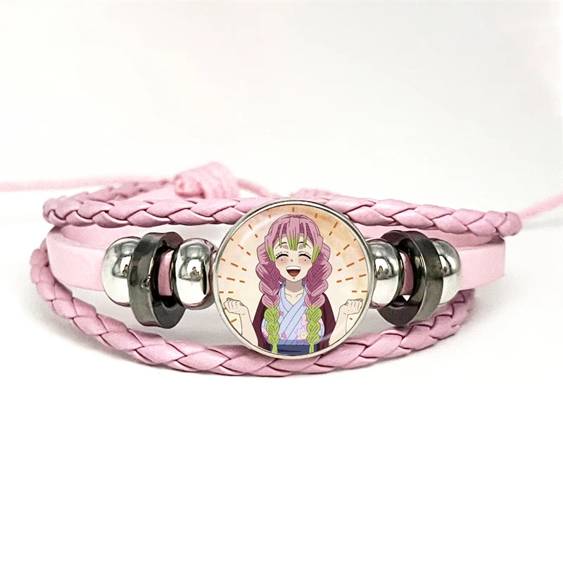 PULSERA Demon Slayer Piel Rosa